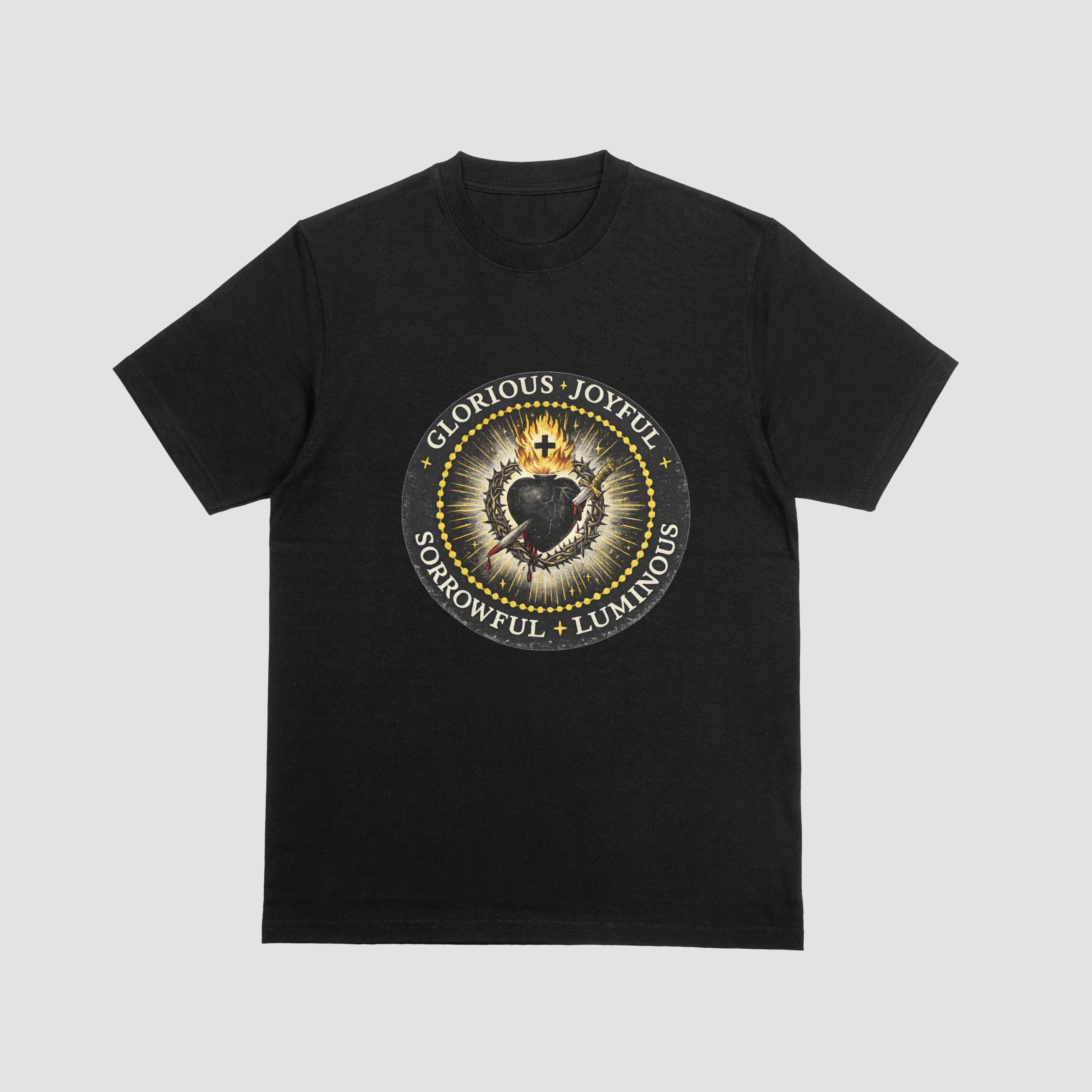 Glorious • Joyful • Sorrowful • Luminous Rosary T-Shirt
