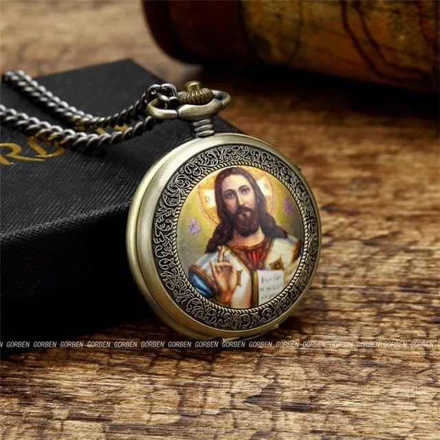 Sacred Heart Pocket Watch