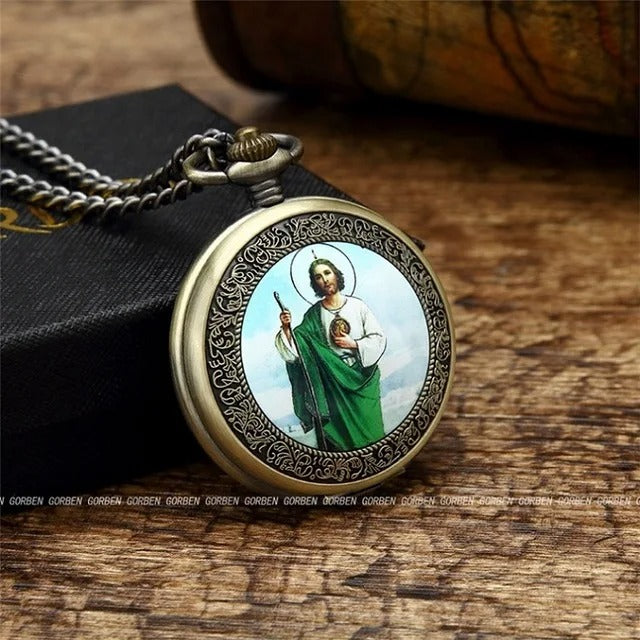 Sacred Heart Pocket Watch