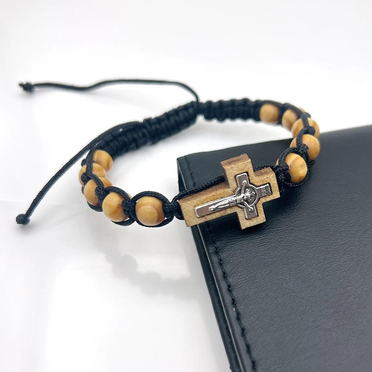 Olive Wood Rosary Bracelet