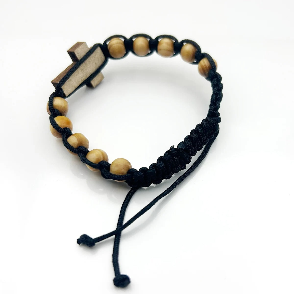 Olive Wood Rosary Bracelet