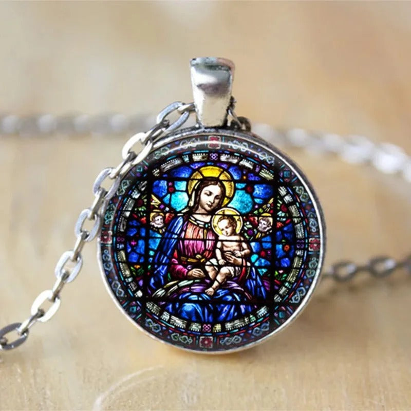 Holy Family Cameo Necklace — A Symbol of Love, Protection & Peace