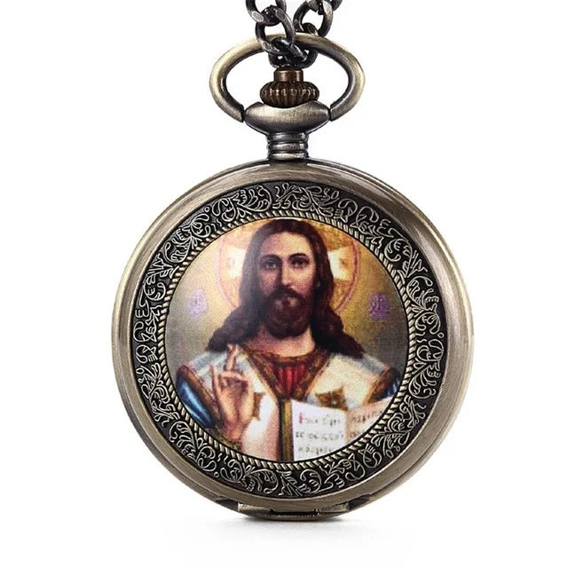 Sacred Heart Pocket Watch