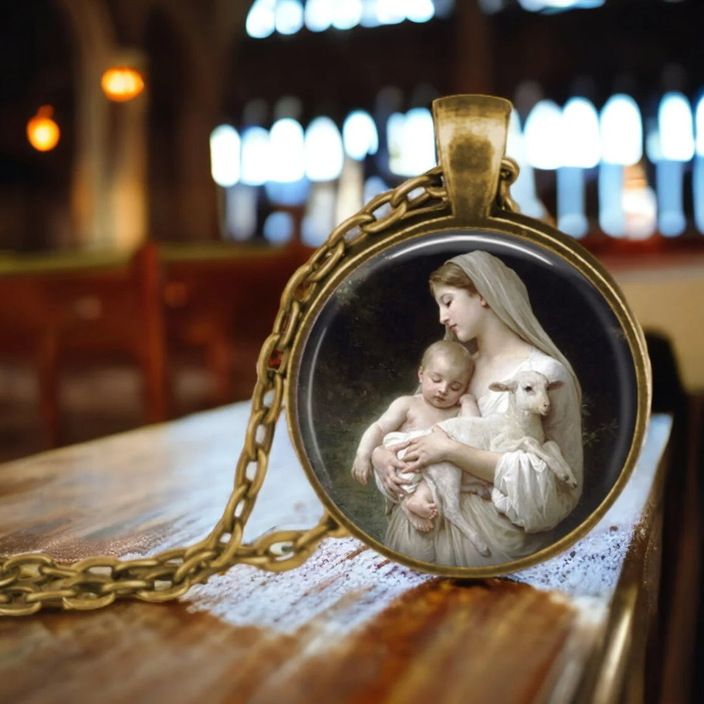 Holy Family Cameo Necklace — A Symbol of Love, Protection & Peace