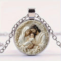 Holy Family Cameo Necklace — A Symbol of Love, Protection & Peace